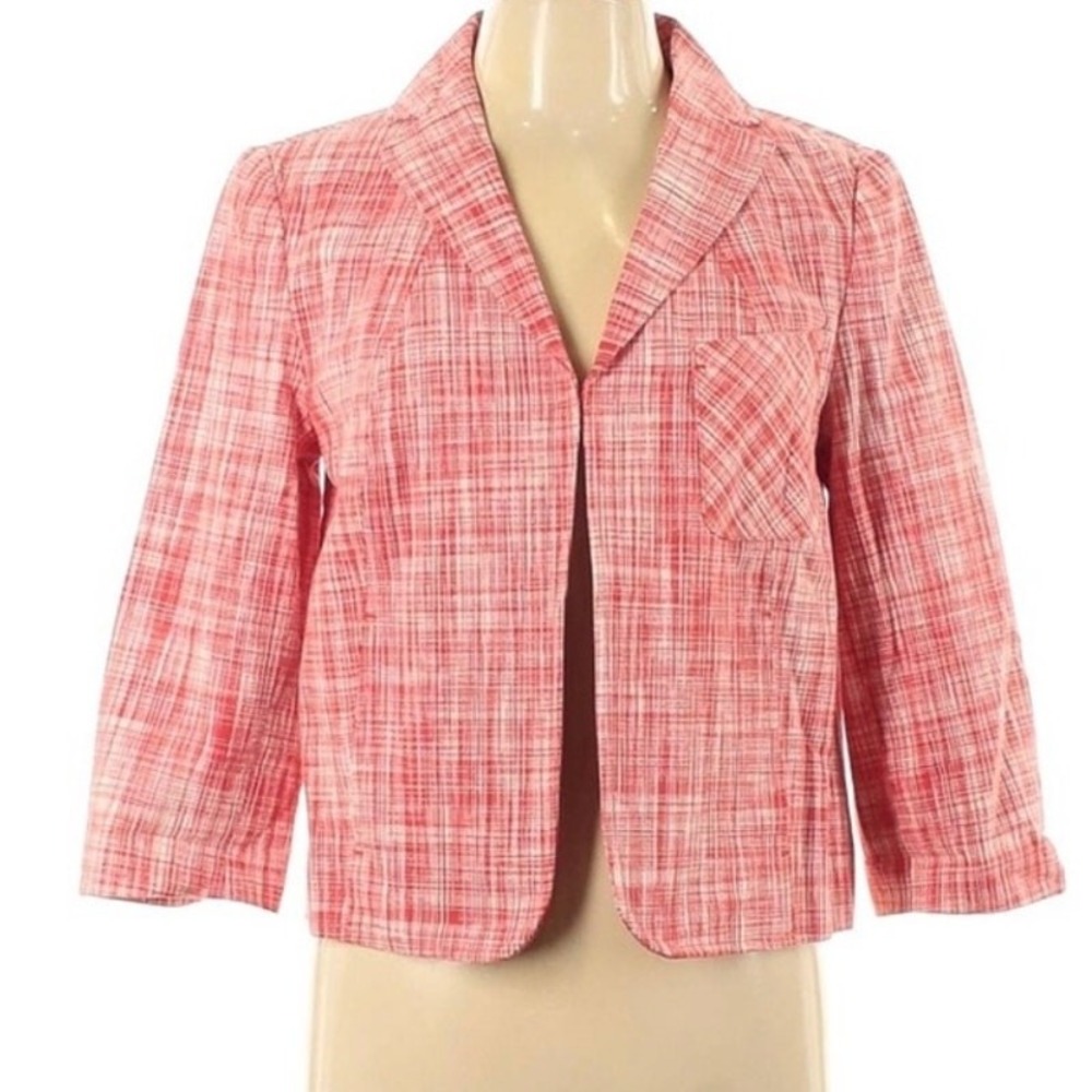 Talbots Linen Tweed Blazer